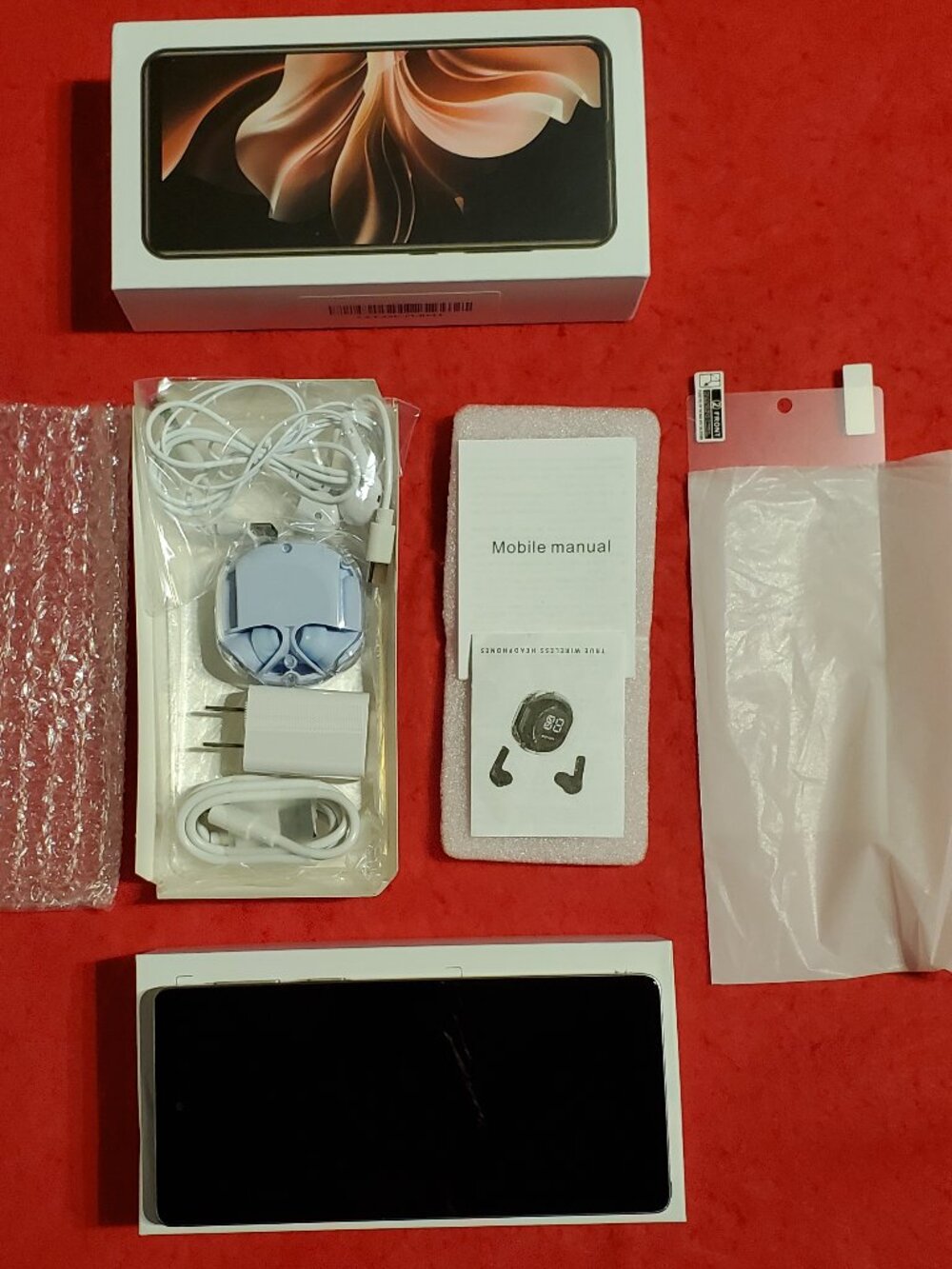 New S25 ULTRA Cell Phone W/Pen,Buds & Accessories Gorgeous Un-locked Purple Save
